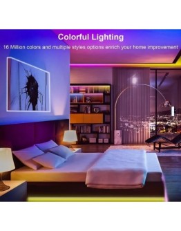 LED RGB многоцветна лента с дистанционно 5 метра